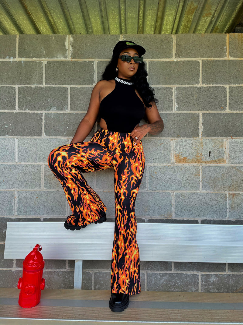 Hot Like Fire Flare Pants