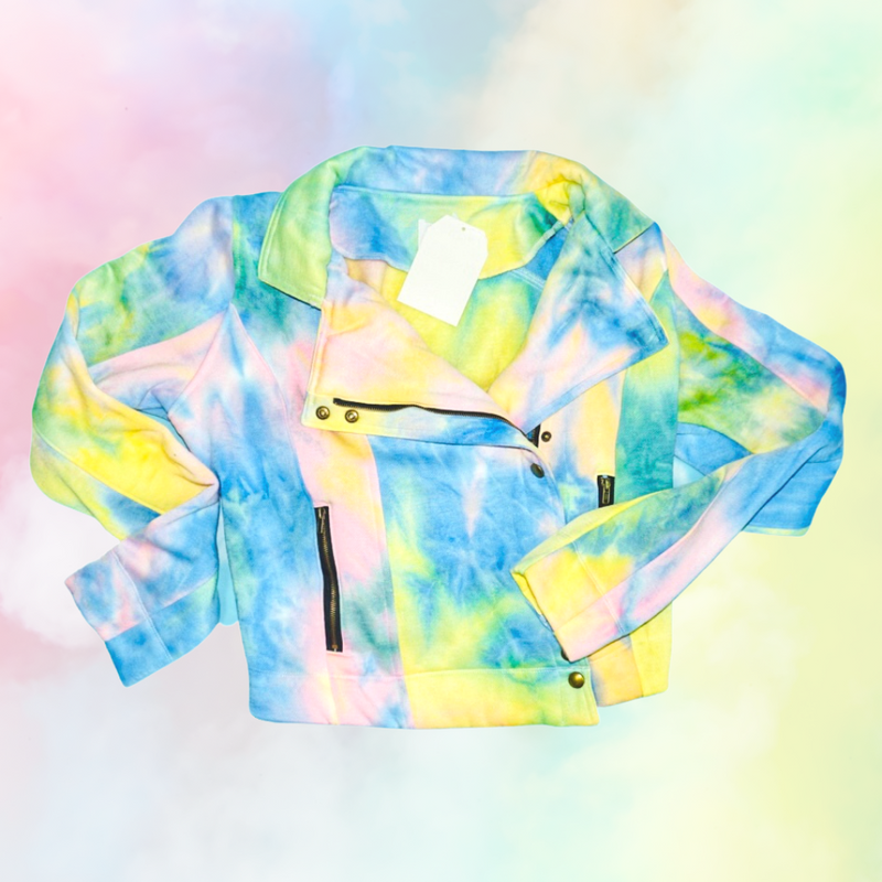 Cotton Candy Moto Jacket