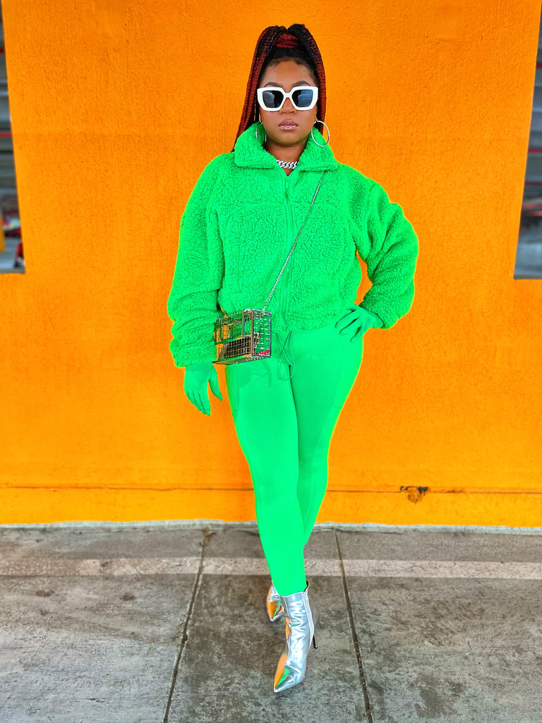 Neon Green Aesthetic Outfit